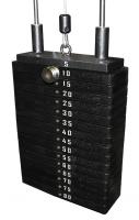 Грузовый стек для тренажеров 80 кг ProfiGym ГС-80